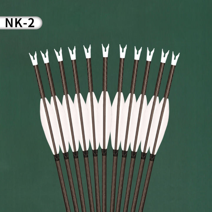 12* 3K Carbon Speed Shooting Arrow（Note Nock Type and Color ) – af archery