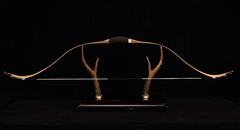Turkish bow Que Yue ( Black and White Ebony）
